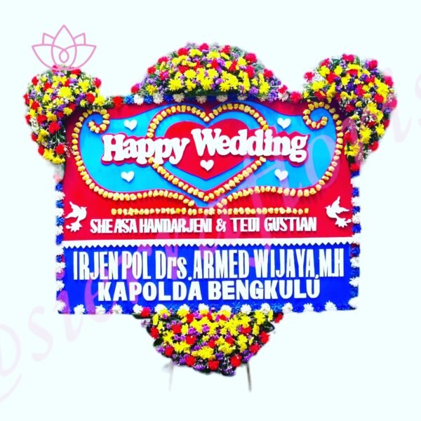 Bunga Papan Wedding Garut