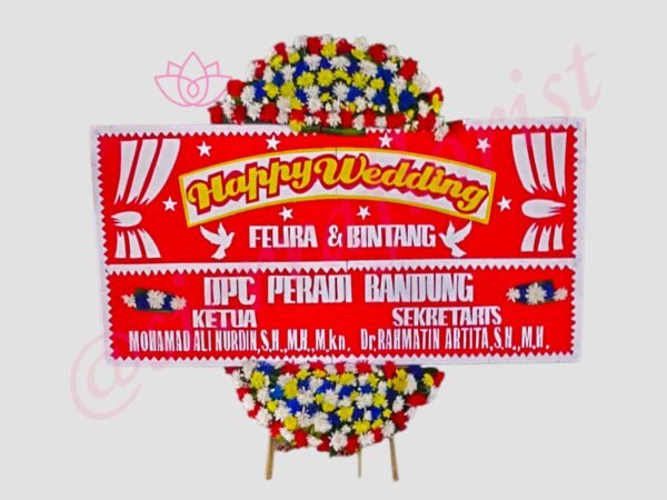 Bunga Papan Wedding 006
