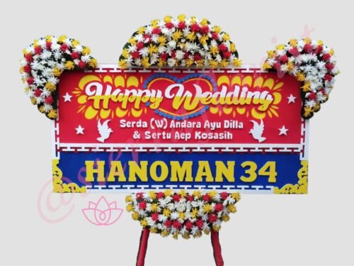 Bunga Papan Wedding Garut 005