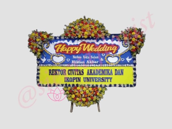 Bunga Papan Wedding Garut 003