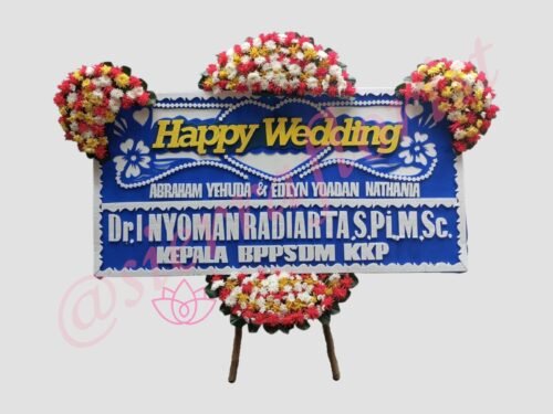Bunga Papan Wedding Garut 002