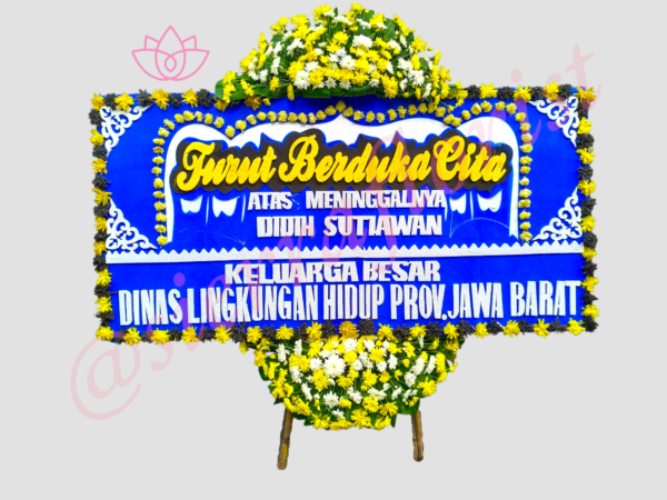 "karangan bunga duka"