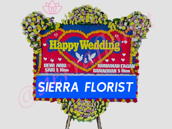 Bunga Papan Wedding Garut