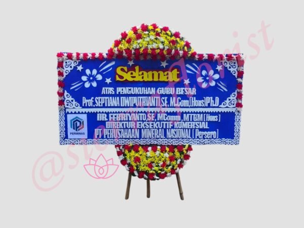 Bunga Selamat & Sukses 10 Bunga papan wisuda garut