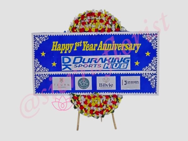 Bunga Papan Happy Anniversary Sierra Florist Garut