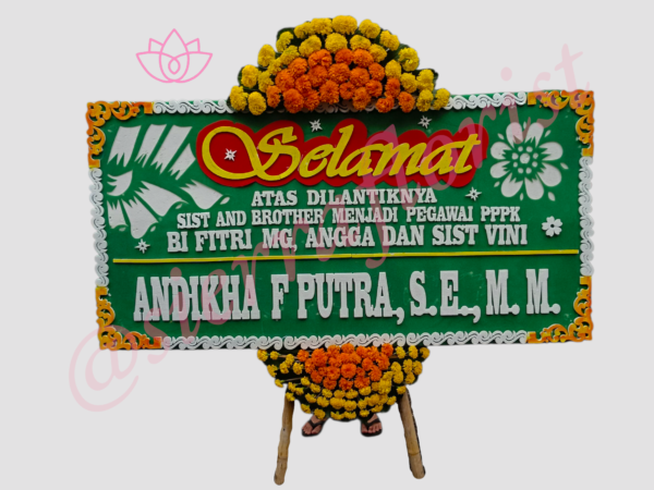 Bunga Papan Ucapan Selamat dan Sukses Sierra Florist Garut