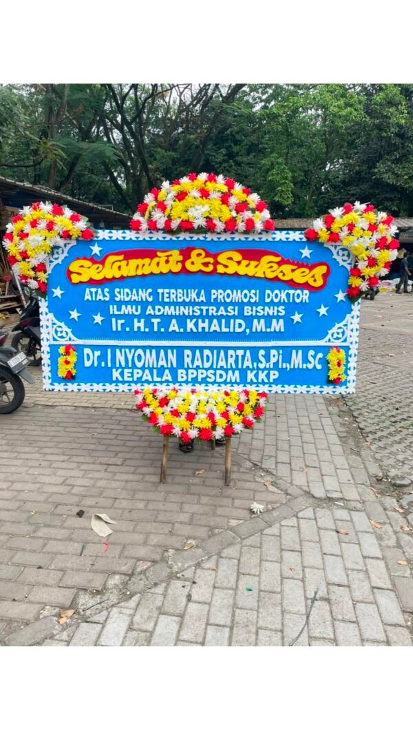 Bunga Papan Selamat Sukses 006