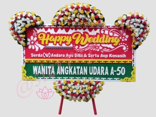 Bunga Papan Wedding Garut